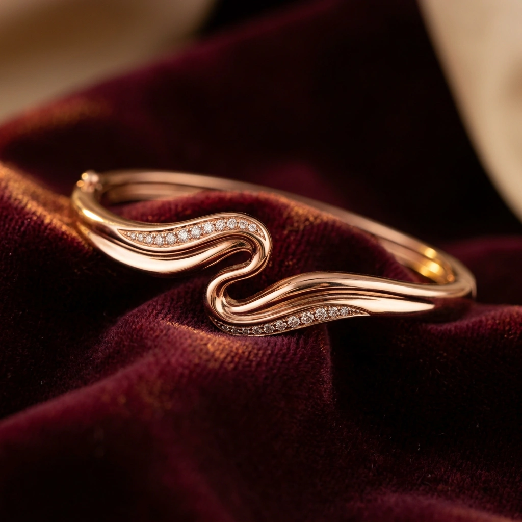 Roodgouden armband